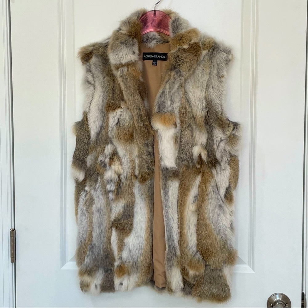 Adrienne Landau fur vest
